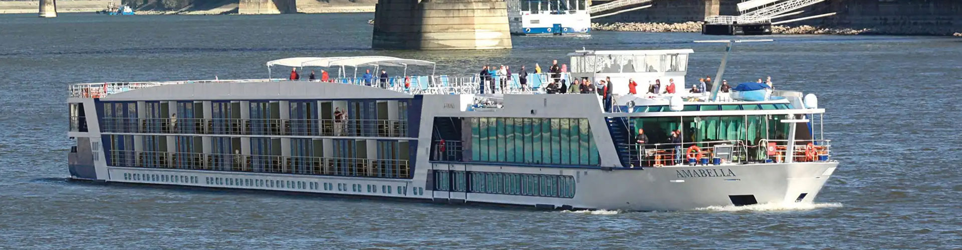 Accessible river cruise ship with step-free access